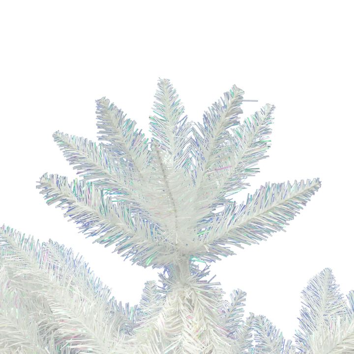 Vickerman 9' Sparkle White Spruce Pencil Artificial Christmas Tree, Unlit - Faux Spruce Christmas Tree - Seasonal Indoor Home Decor