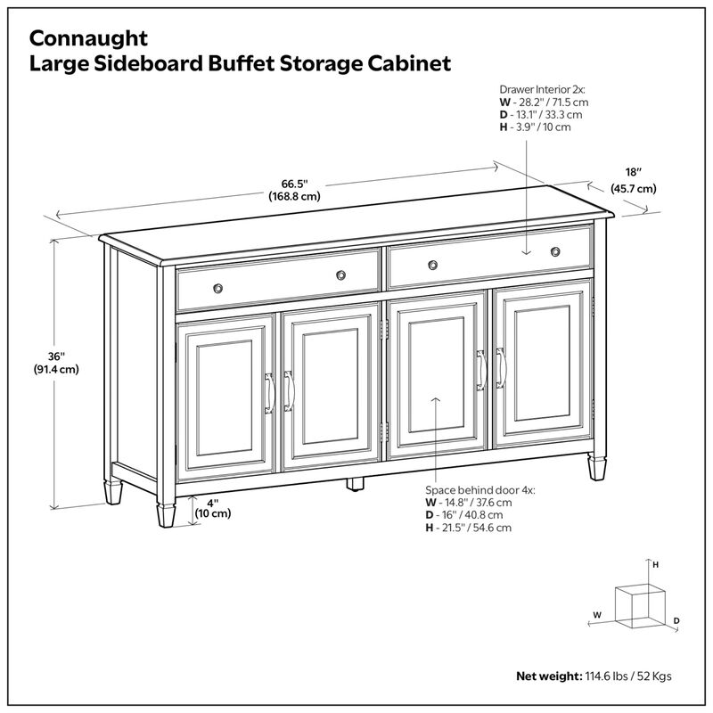Fuclot Wide Storage Cabinet image number 9