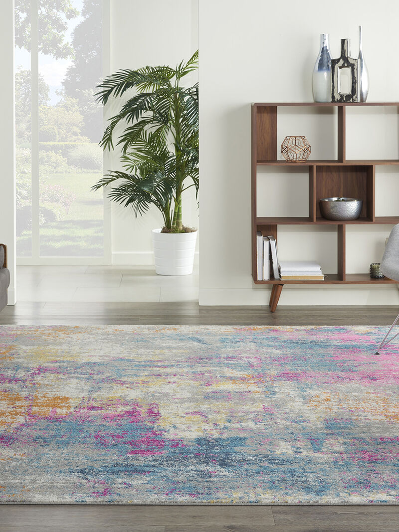 Passion PSN36 Ivory/Multicolor 6' x 9' Oval Rug image number 6