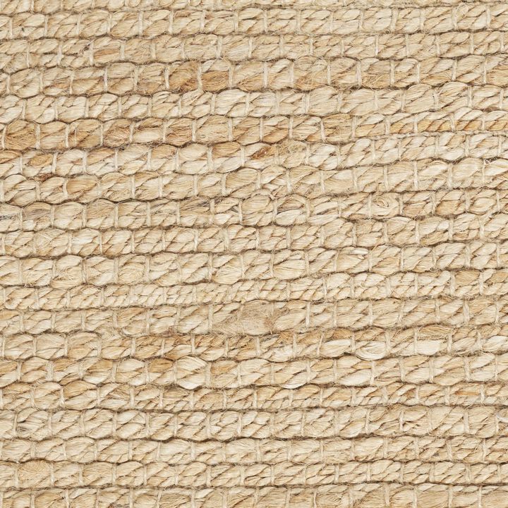 HomeRoots Jute Flatweave Handmade Runner Rug