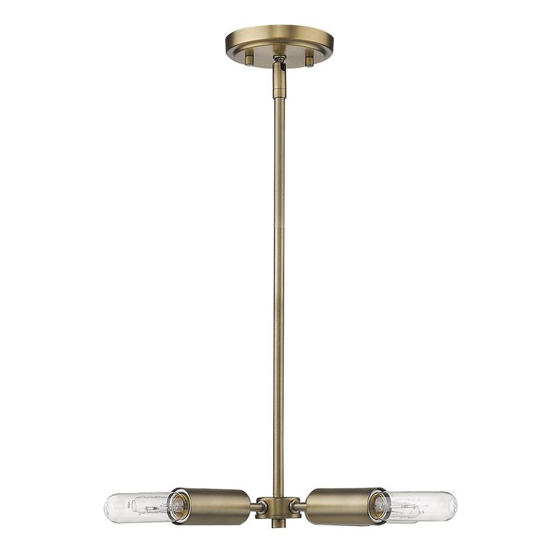 Hivvago Gold Four Light Metal Dimmable Chandelier