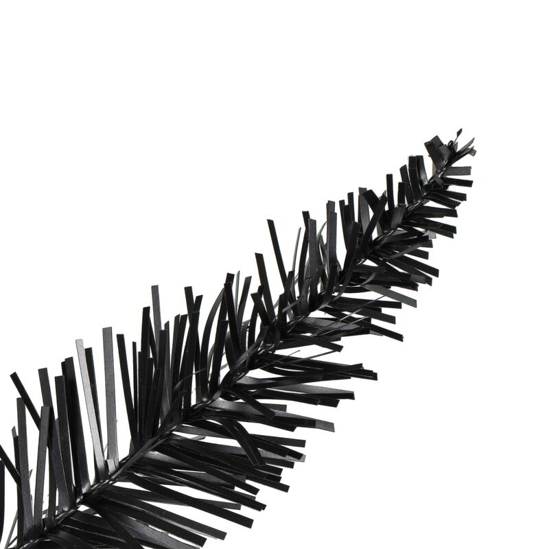 Vickerman 9' Black Fir Artificial Christmas Garland - Unlit - Faux Christmas Garland - Indoor Seasonal Home Decor - Reliable and Durable - Garland for Staircase or Mantle image number 3