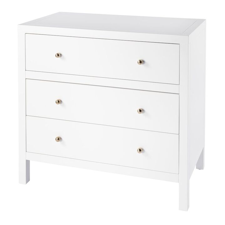 Butler Specialty Nora 3-Drawer Chest, White