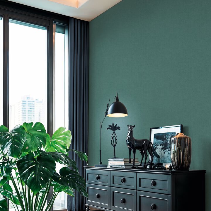Havana 2 Plain Texture Blue Wallpaper HV41101