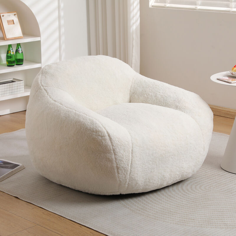 GOODSILO Spacious Comfort Memory Foam Bean Bag Sofa Chair With Armrests For Relaxation In Living Spaces And Bedrooms image number 1