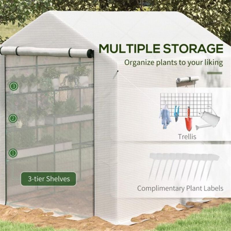 Mini Walk-In Greenhouse for Indoor & Outdoor Gardening
