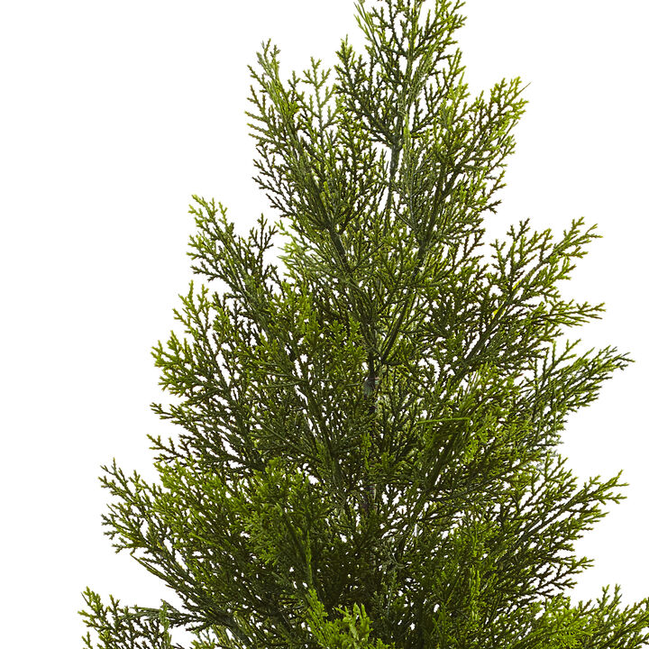 Nearly Natural 3-ft Mini Cedar Pine Tree (Indoor/Outdoor)