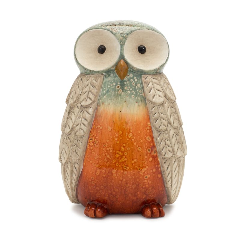 Set of 2 Decorative Owl Statues for Garden, Yard, and Outdoor Décor