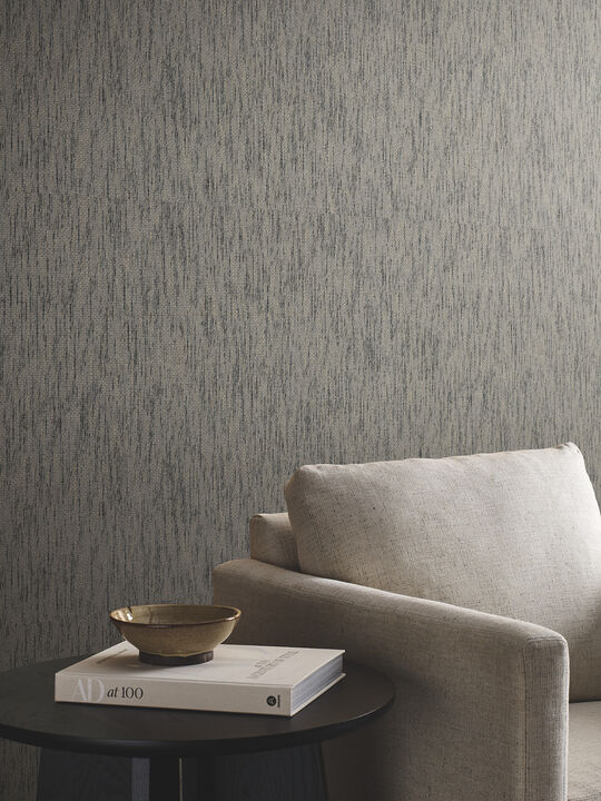 Twist Paperweave Black Wallpaper