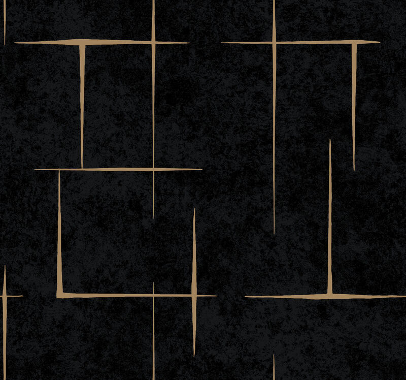 Malia Black Wallpaper (Set of 2) image number 0