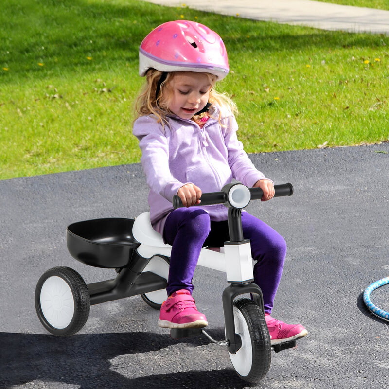 Toddler 3 Wheel Tricycle with 86&deg; Limited Steering and Carbon Steel Frame for Park image number 6