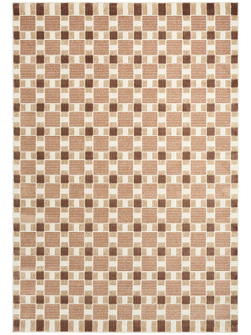 Nordic NRC14 Rust 5' x 7' Rug