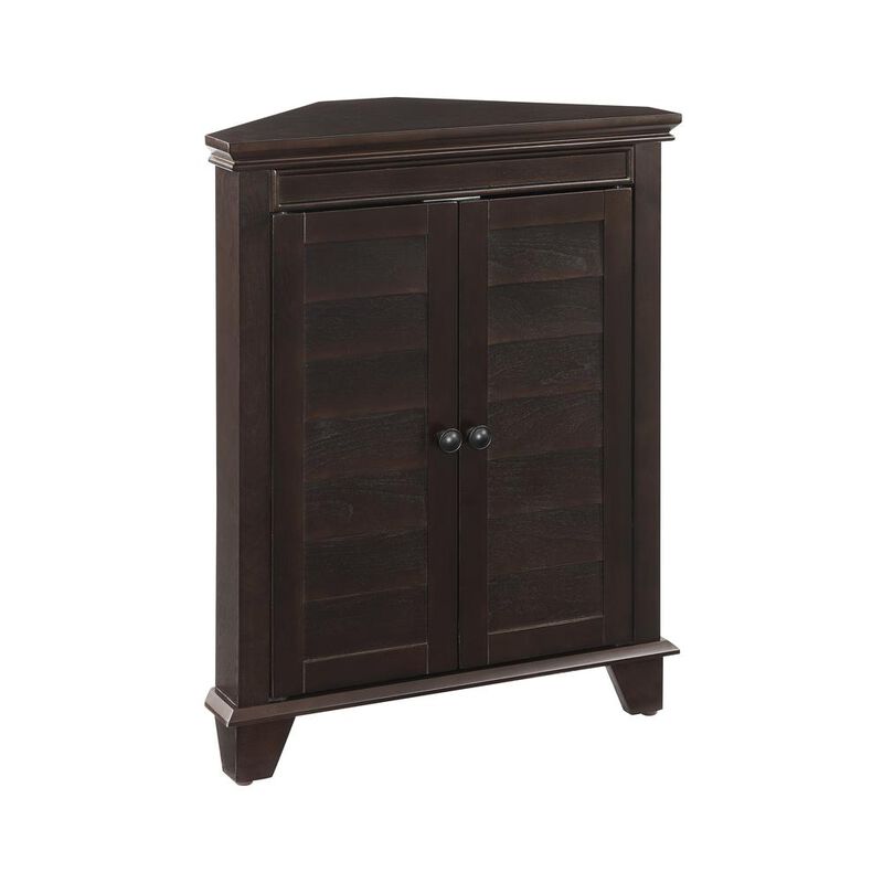 Crosley Furniture Lydia Corner Cabinet Espresso