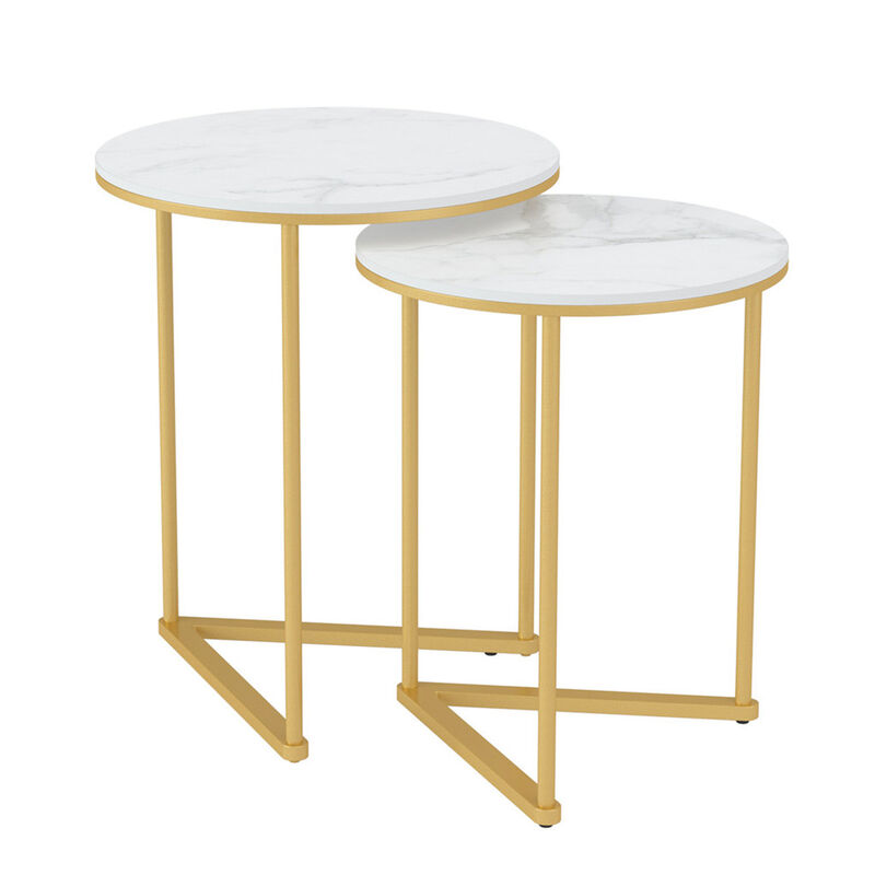 Nesting Side Table Sintered Stone End Table image number 0