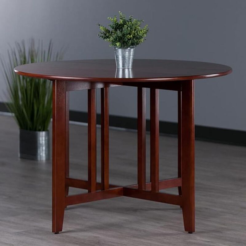 Alamo Double Drop Leaf Round 42" Table Mission