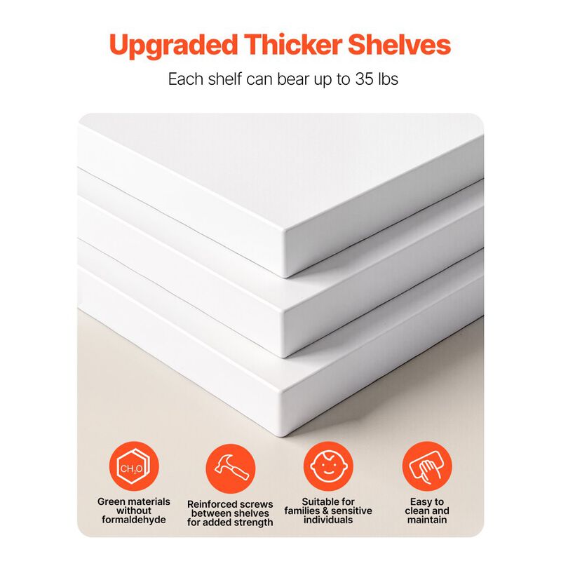 7 Tier Rotating Shoe Rack Tower with Adjustable Shelves and Wheels - White image number 3