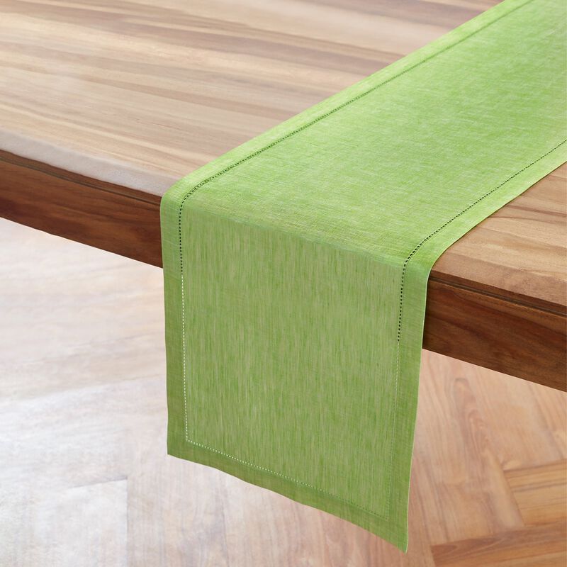 Solino Home Milan 100% Linen Table Runner &ndash; Handcrafted, Machine Washable, Perfect for Holiday and Everyday Dining