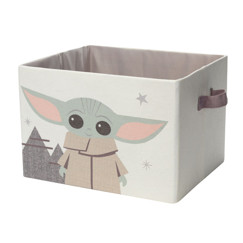 Lambs & Ivy Star Wars Grogu/Baby Yoda Foldable/Collapsible Storage Bin/Basket