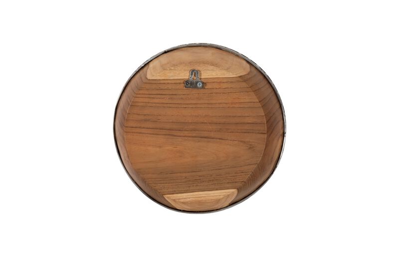 Teak Wood Bowl Small Wall Art