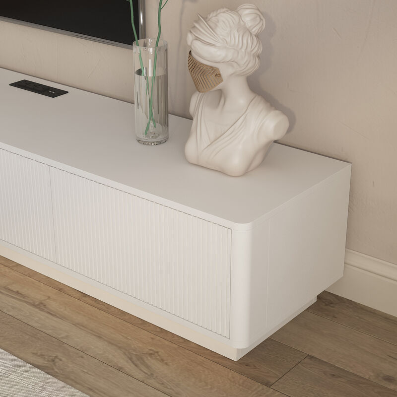 Zatsem LED TV Stand image number 5