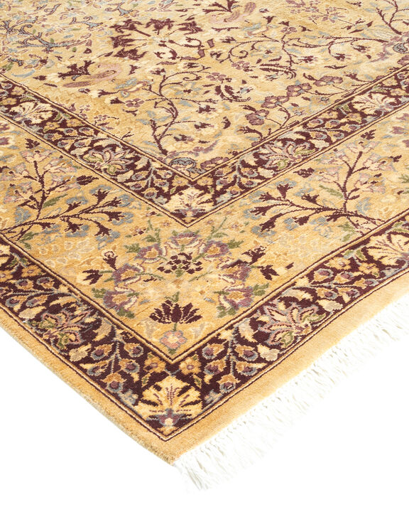 Mogul, One-of-a-Kind Hand-Knotted Area Rug  - Yellow, 6' 0" x 8' 8"