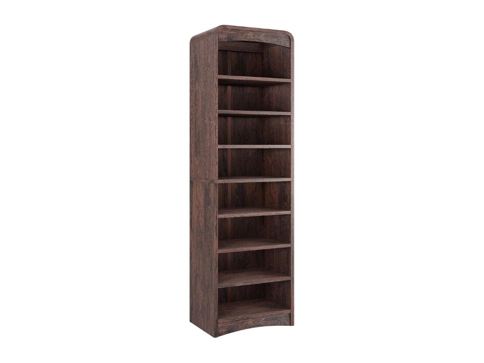 Entryway Wood Shoe Storage Cabinet Adjustable Shelves Closet