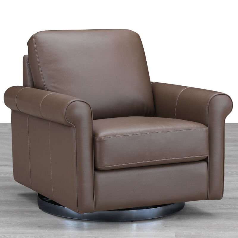 Laguna Swivel Leather Chair