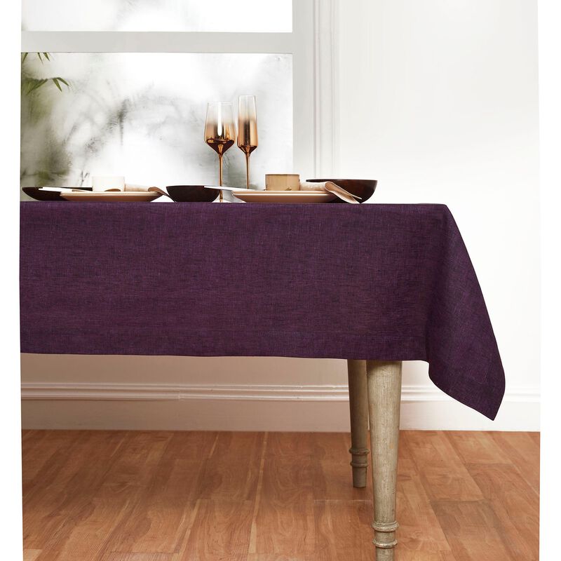 Solino Home 100% Pure Linen Tablecloth - Athena
