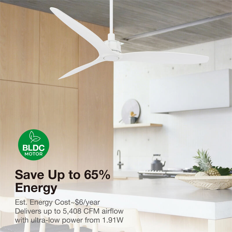 Lucci Air Viceroy 52" DC Ceiling Fan with Remote, Quiet High Airflow Ceiling Fan image number 6