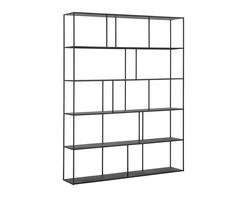 Jareth Extra Large Black Bookcase image number 2