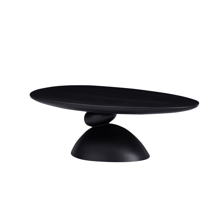 Glibop Lucky Stone-shaped Elliptical Coffee Table
