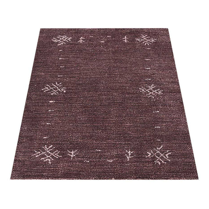 RUGSOTIC CARPETS HAND KNOTTED LOOM SILK ECO-FRIENDLY AREA RUGS  -Contemporary Design, High Pile Thick Handmade Anti Skid Area Rugs for Living Room, Bed Room (LS0516)
