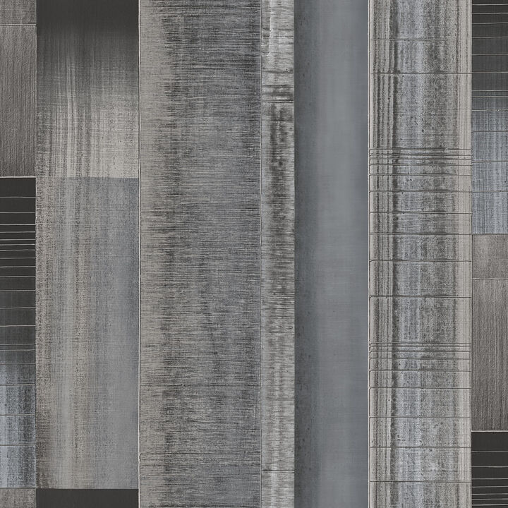 Texstyle Agen Stripe Silver Grey Wallpaper G56571