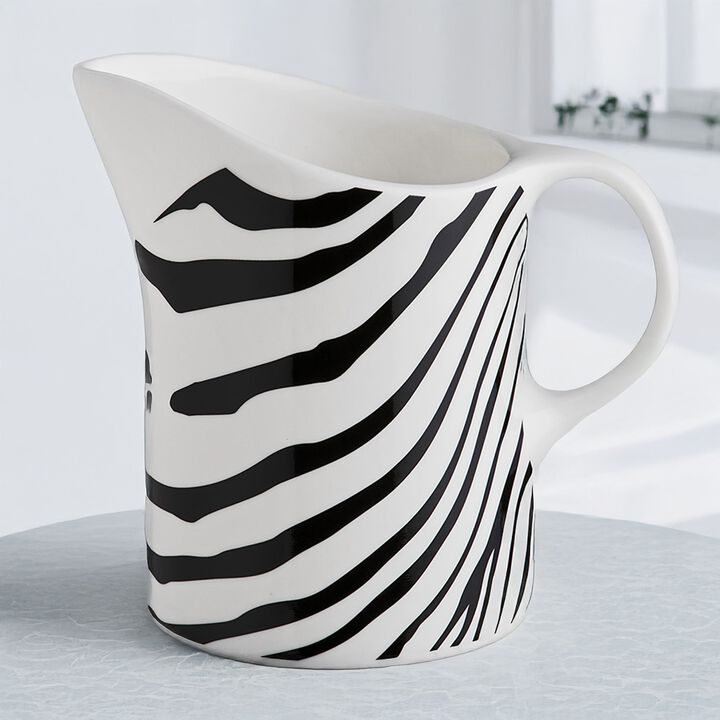 Creamer ZEBRAGE   diam. 3.5", H 3.3"