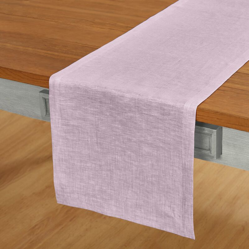 Solino Home 100% Pure Linen Table Runner - Athena