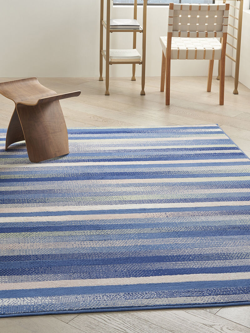 Whimsicle WHS12 Turquoise/Multicolor 6' x 9' Rug