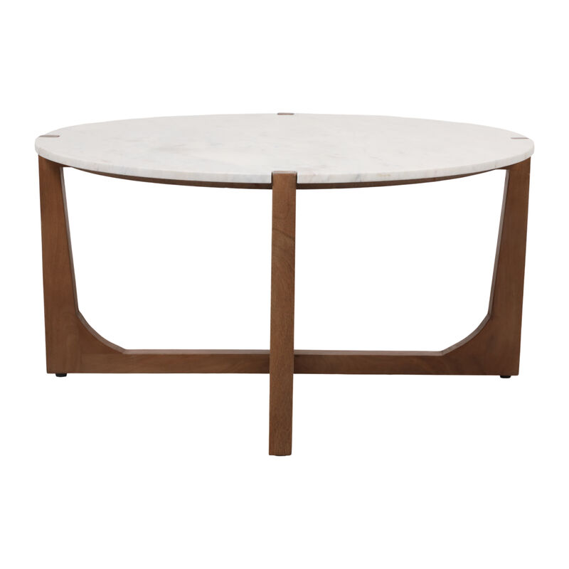 Modern Marble Top Coffee Table image number 2