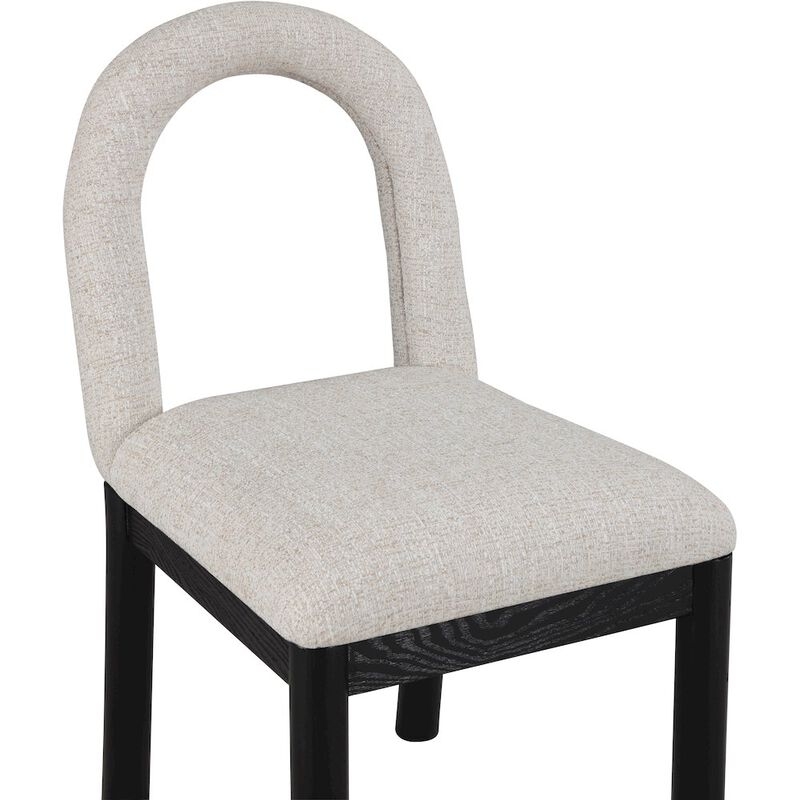 Meridian Furniture Conrad Linen Textured Fabric Dining Chair