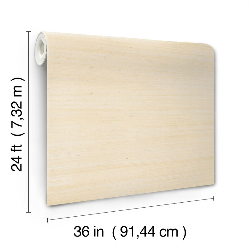 Maguey Sisal Ivory Wallpaper (Set of 2) image number 3