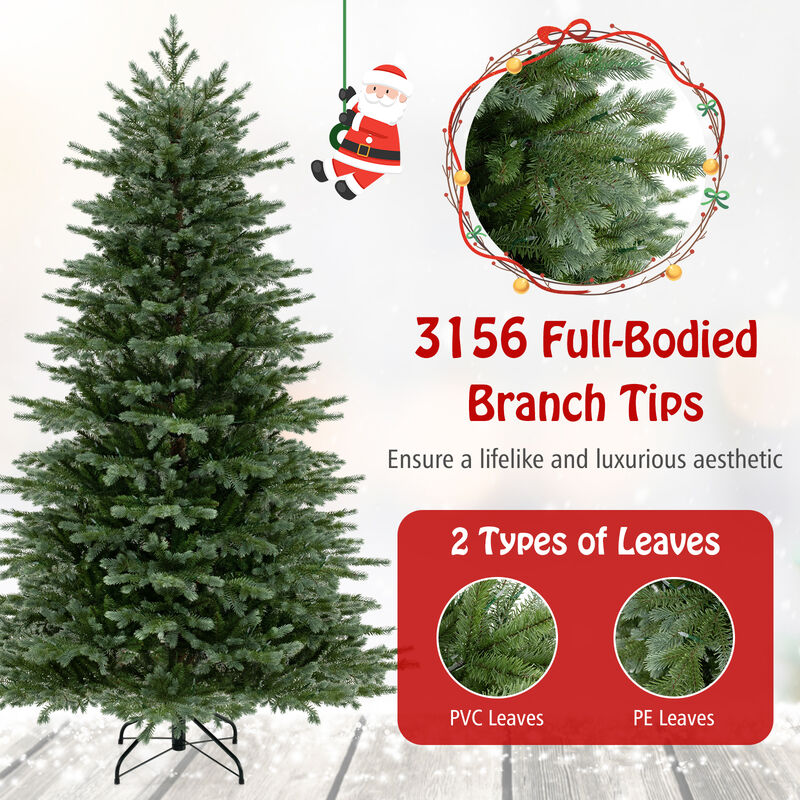 Artificial Christmas Tree with  Lush PVC and LED Lights image number 6