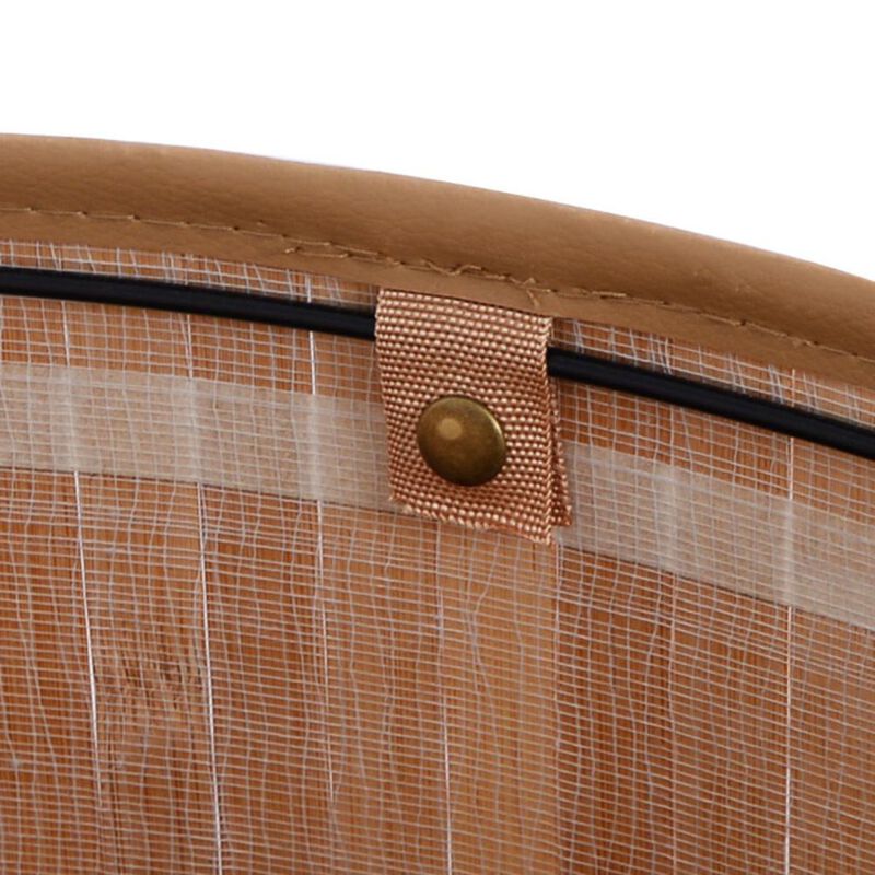 Hivvago Corner Bamboo Hamper Laundry Basket