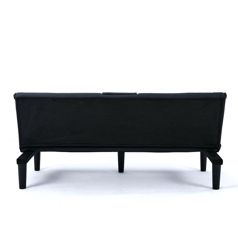 Malwin PVC multi-functional sofa bed image number 6