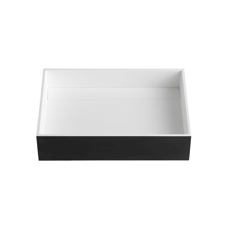 ALFI brand Black Matte 20 x 14 Solid Surface Resin Sink