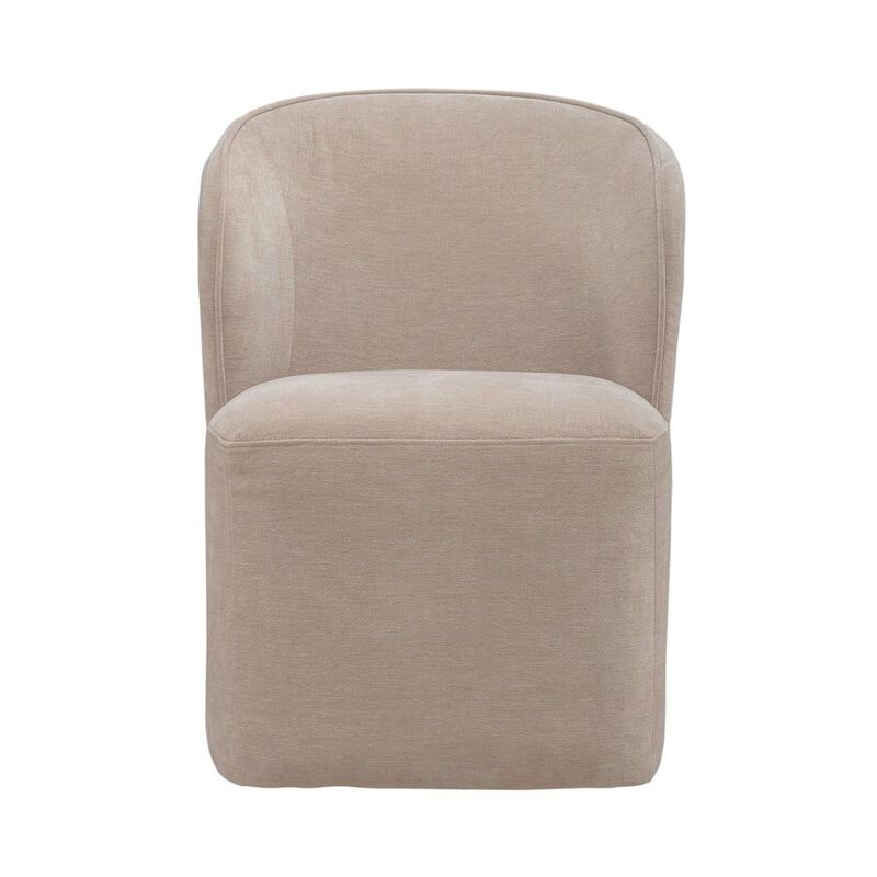 Liberty Furniture Accent Dining Chair with Castors - Rounded Arm - Wicker Upholstry image number 1