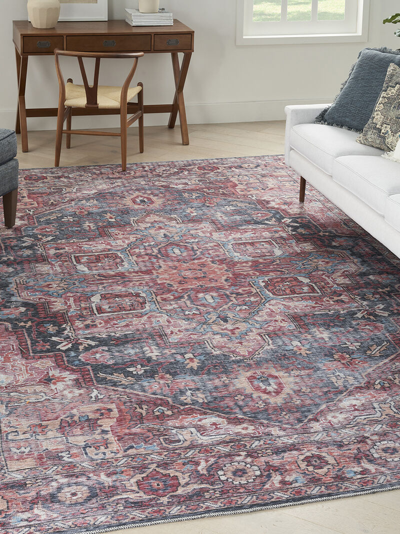 Machine Washable Series 1 SR101 Multicolor 9'2" x 12' Rug