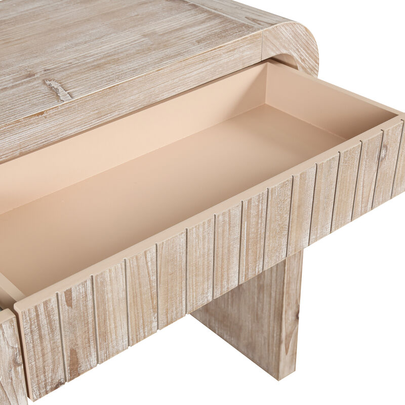 GOODSILO 59 Inch Vintage Crafted Farmhouse Console Entryway Table with Two Hidden Handle Drawers, Easy Assembly for Entrance, Dining, Living Room and Hallway Use image number 9