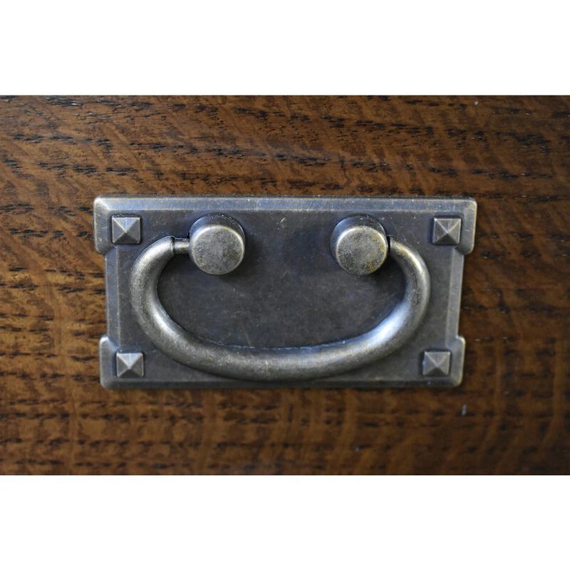 Crafters and Weavers Mission Quarter Sawn Oak 1 Door, 1 Drawer Nightstand - Walnut (AW)