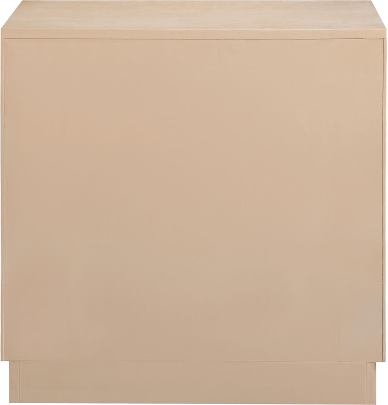 Meridian Furniture Scallop Natural Night Stand image number 4