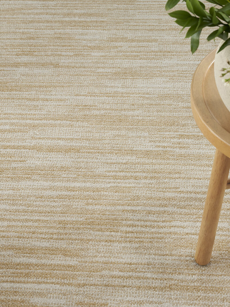 Nourison Essentials NRE01 Ivory/Gold 6' x 9' Rug