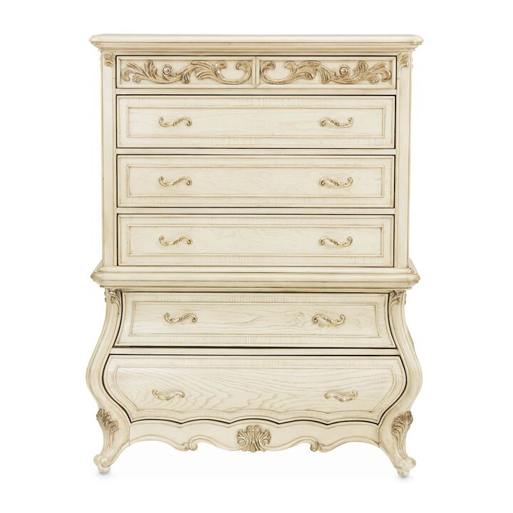 Platine de Royale 6-Drawer Chest - Champagne